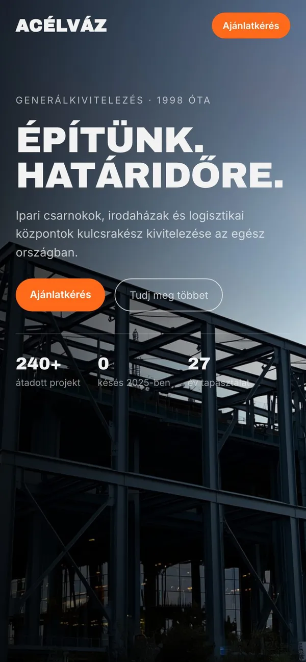Acélváz — képernyőkép 2