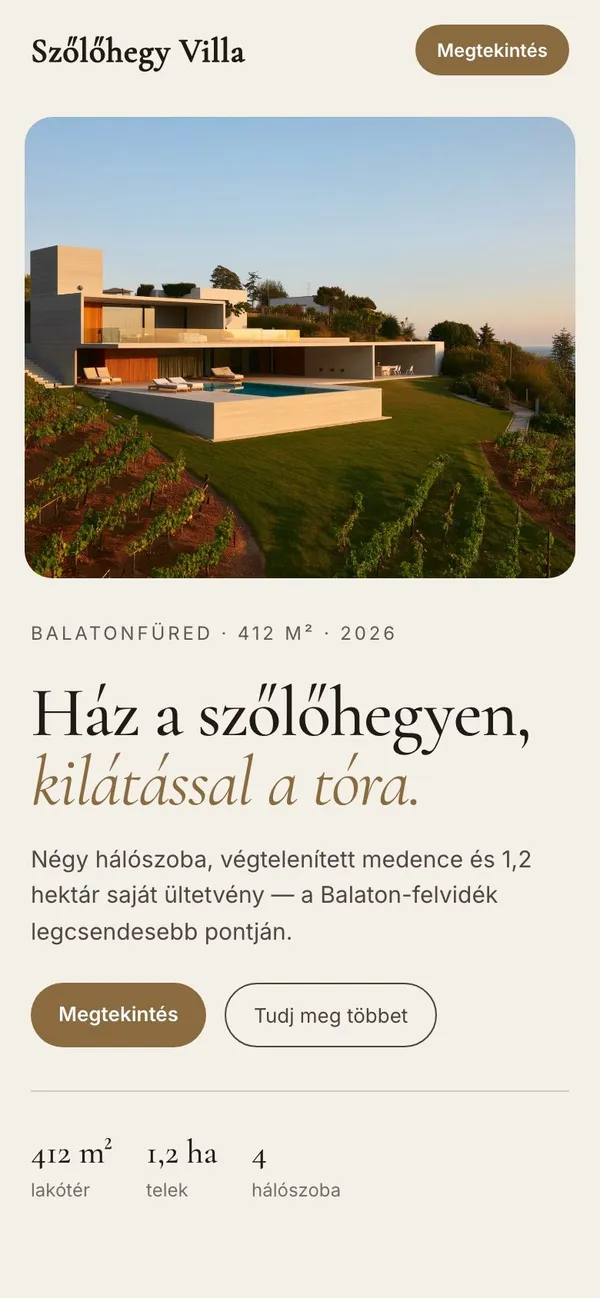 Szőlőhegy Villa — képernyőkép 2